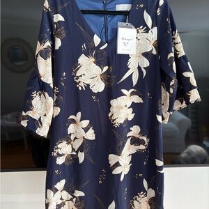 Floral Navy Dress